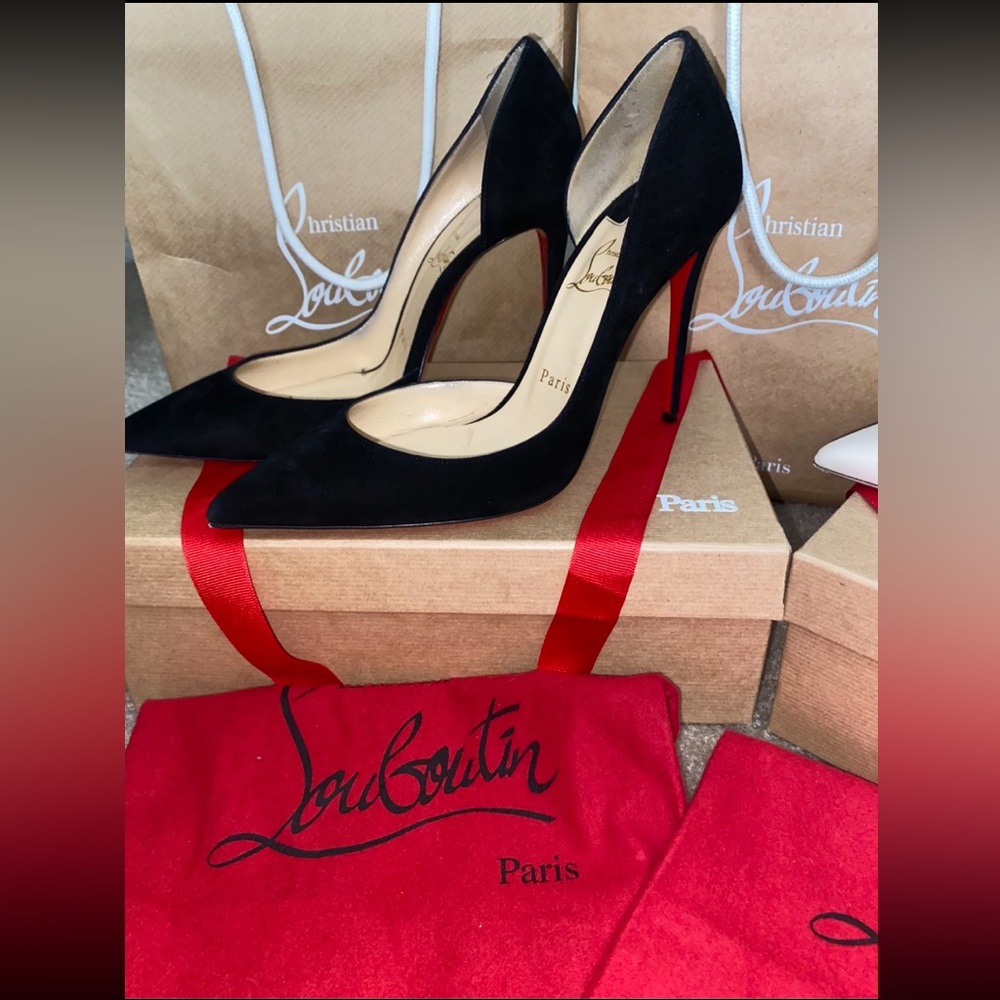 Christian Louboutin suede pumps Iriza 100 mm